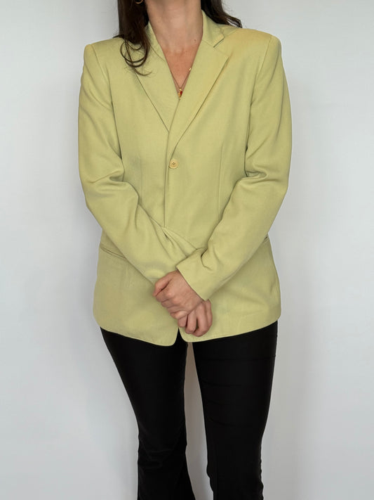 Vintage Lime Green Blazer - 10