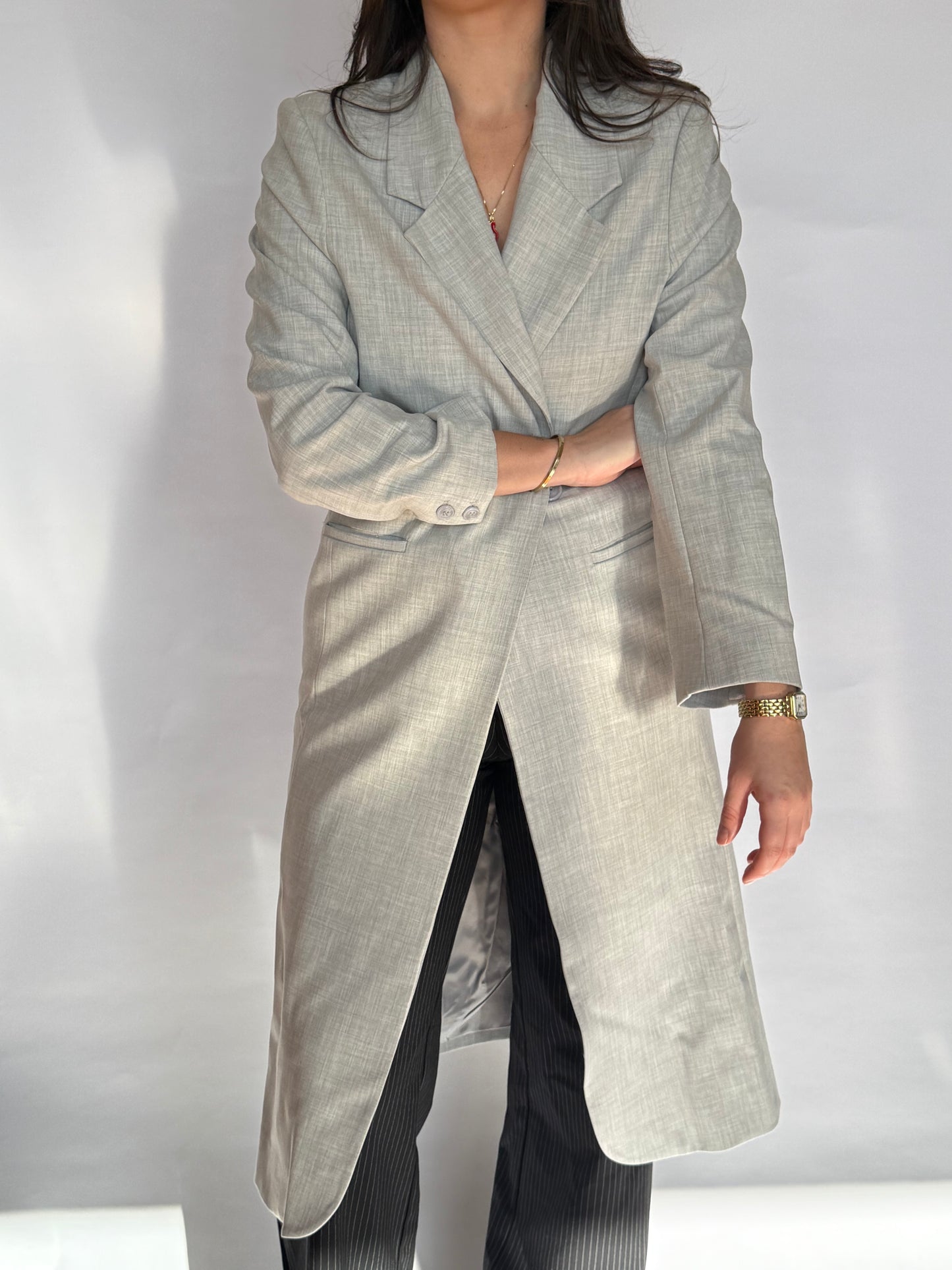 Remain Grey Overcoat - 6-8