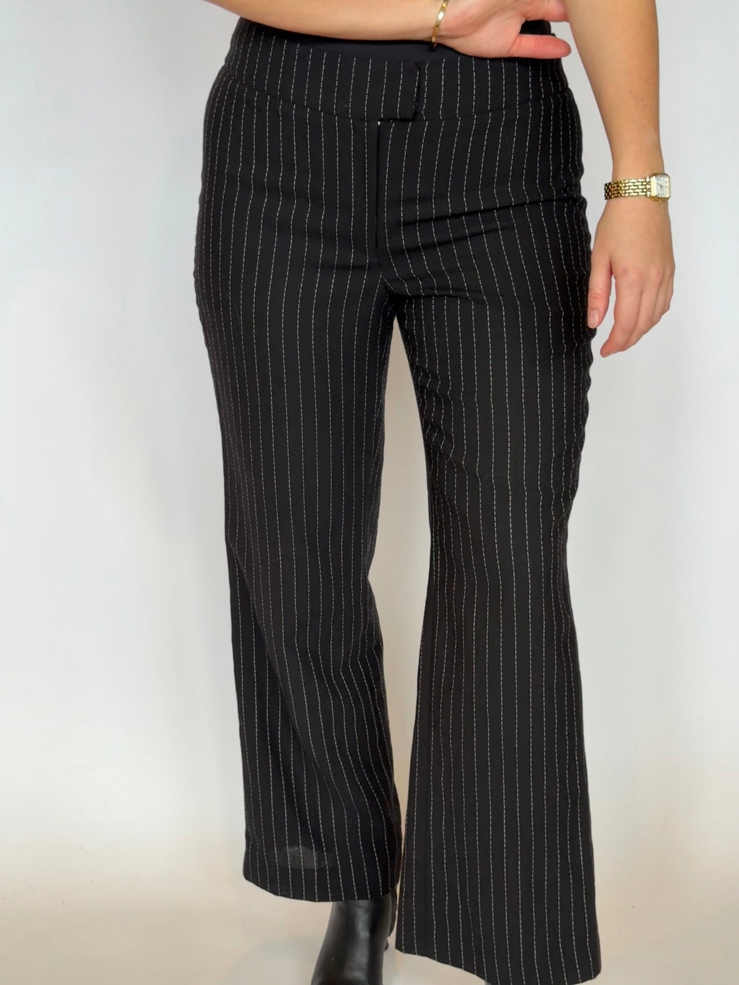 AC Pinstripe Wool Pants - 10