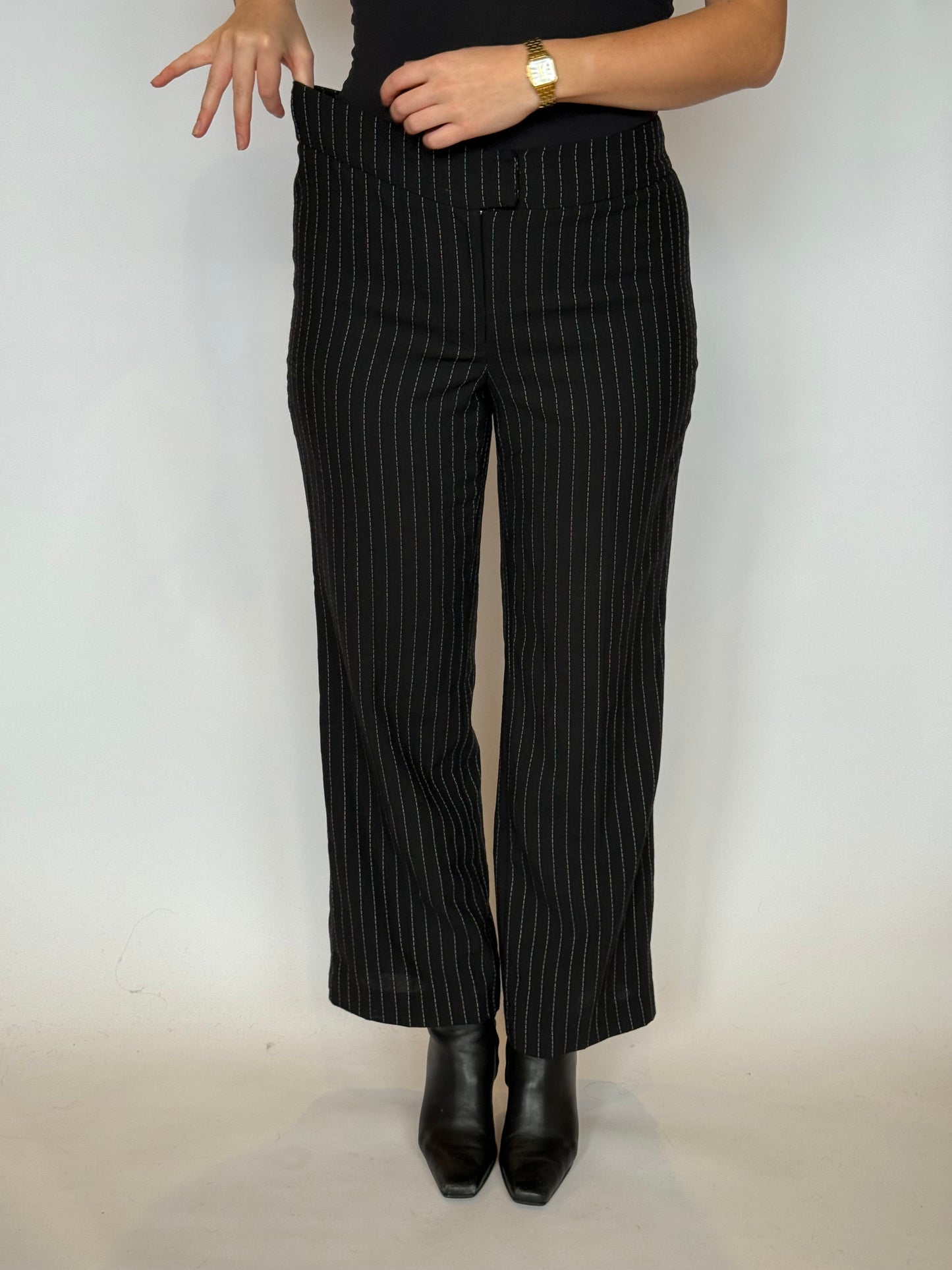 AC Pinstripe Wool Pants - 10