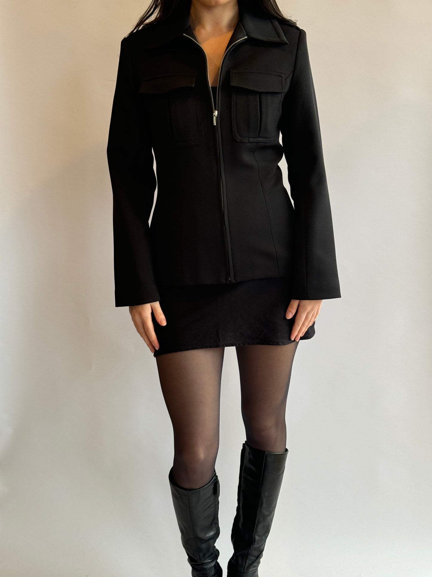 Black Utility Jacket | 8
