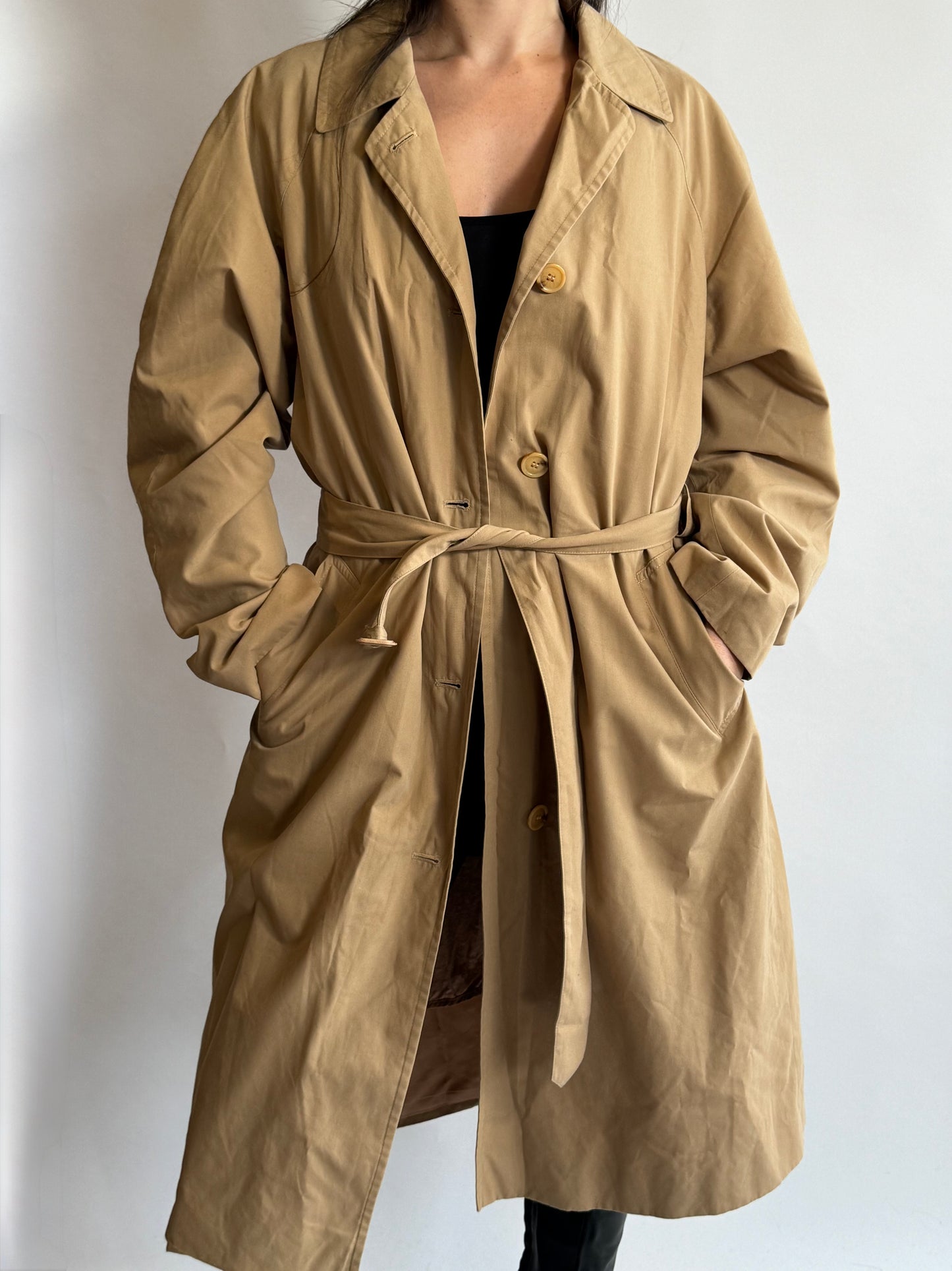 Tan Paco Rabanne Paris Trench - 12