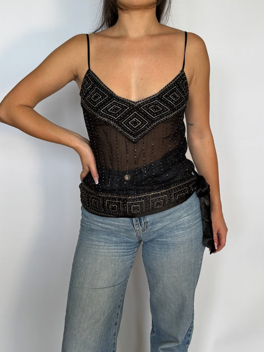 Beaded Y2K Tank - 8-10