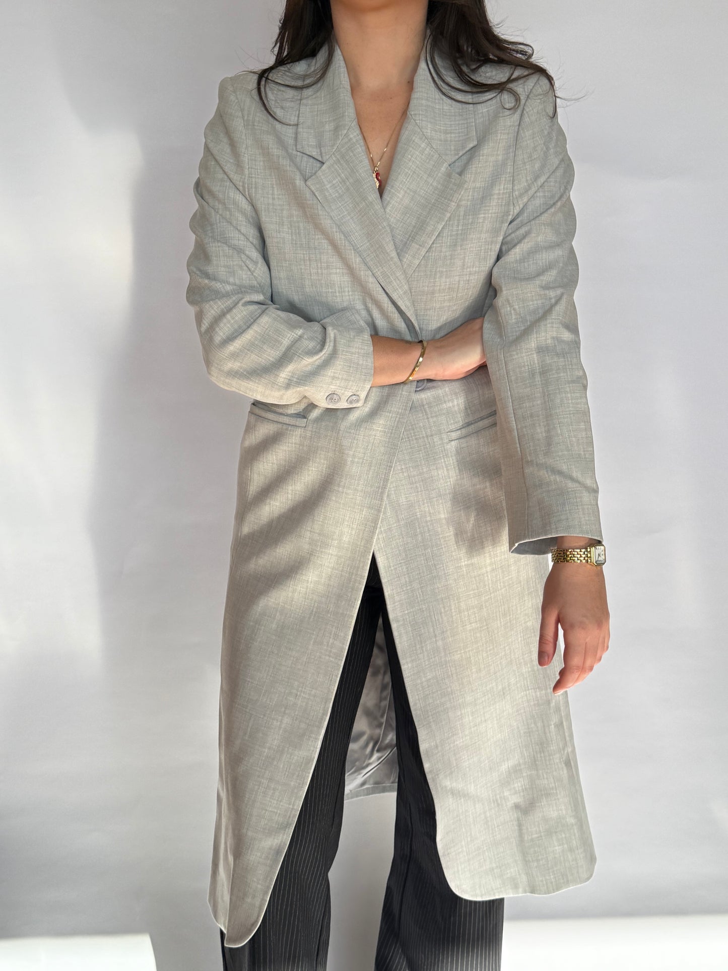 Remain Grey Overcoat - 6-8