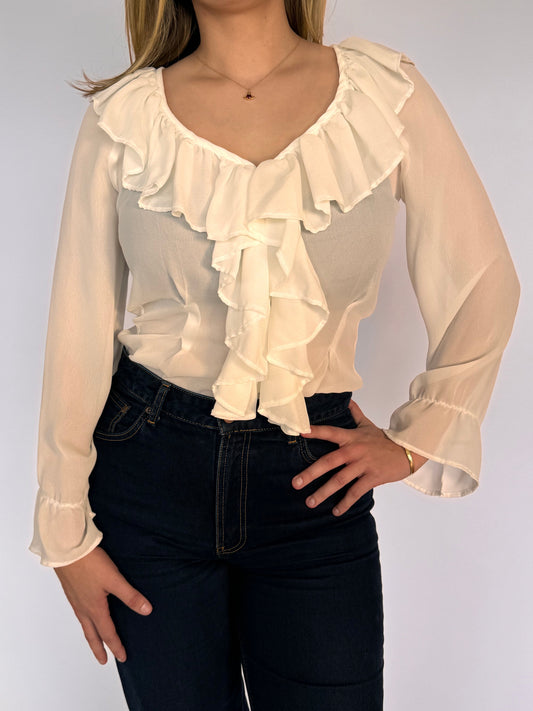Vintage Ruffle Top - 10