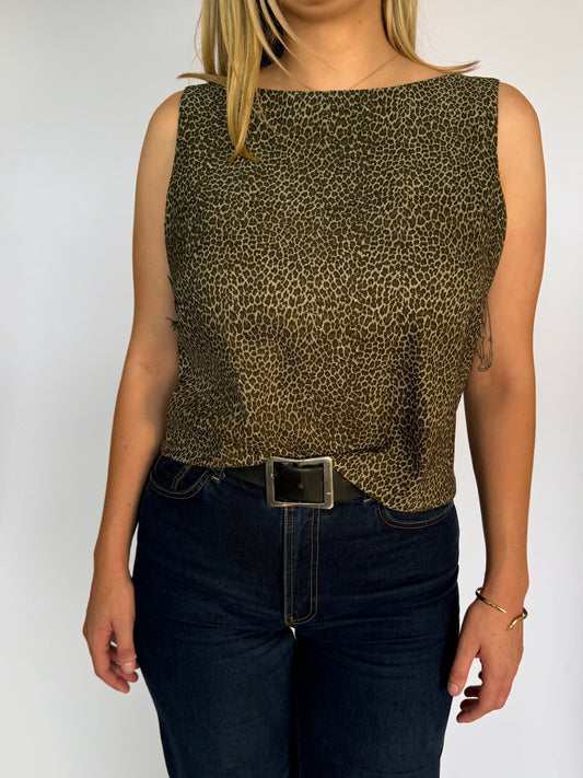 90's Leopard Tank - 14-16