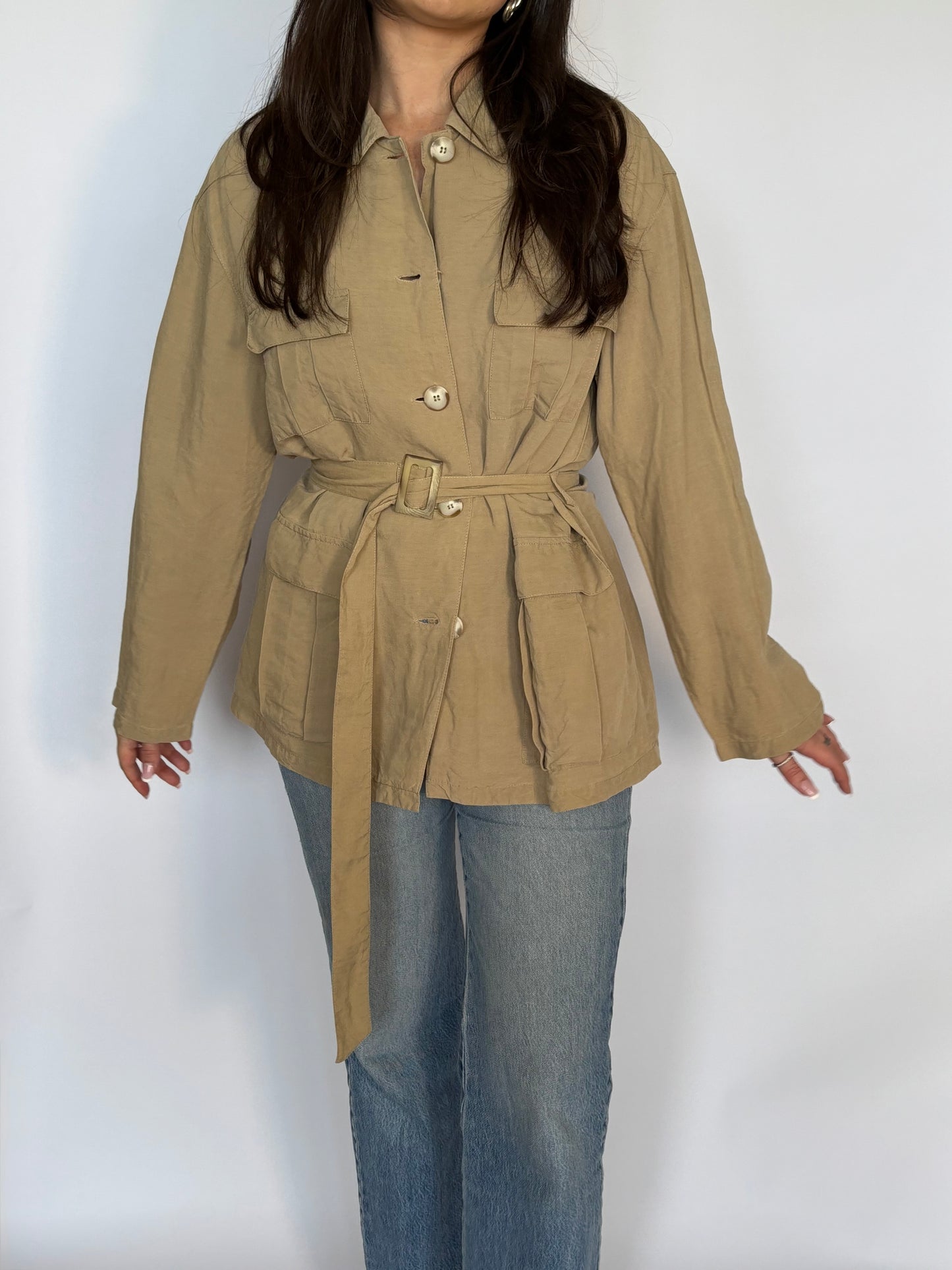 Vintage Linen Blend Top - 10