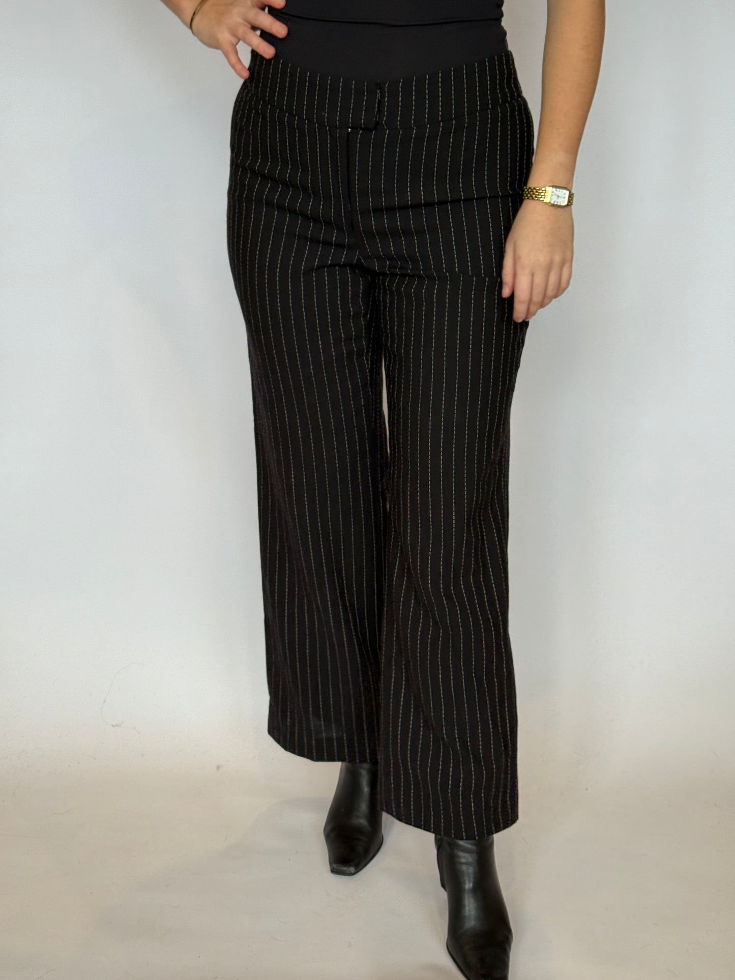 AC Pinstripe Wool Pants - 10