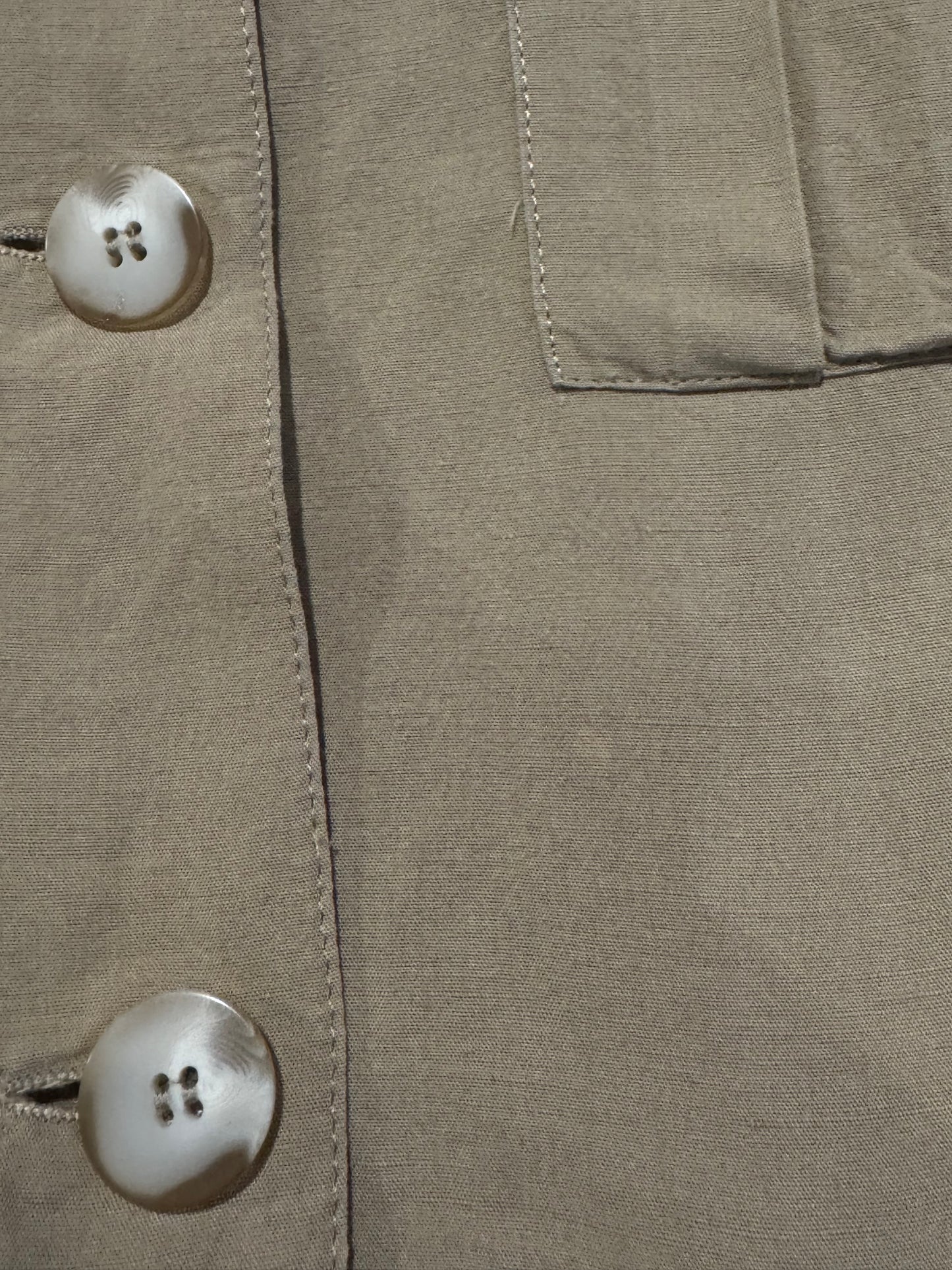 Vintage Linen Blend Top - 10