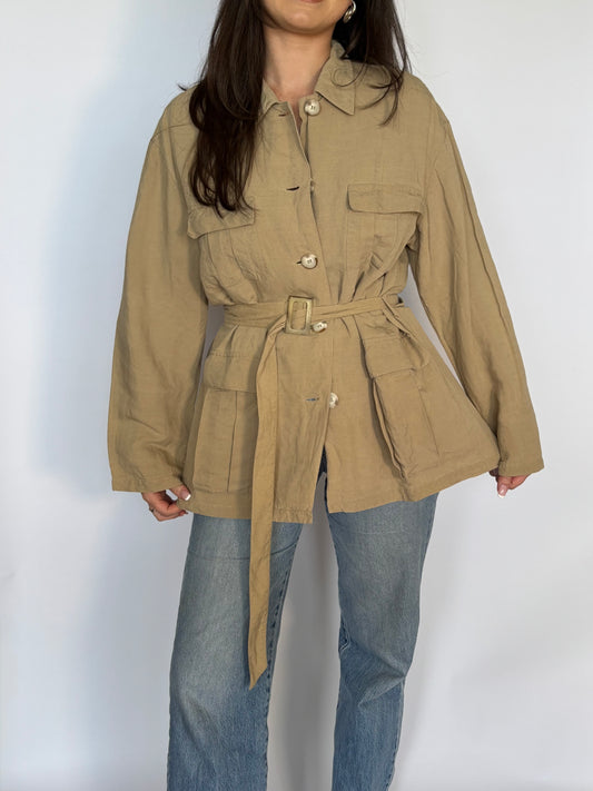 Vintage Linen Blend Top - 10