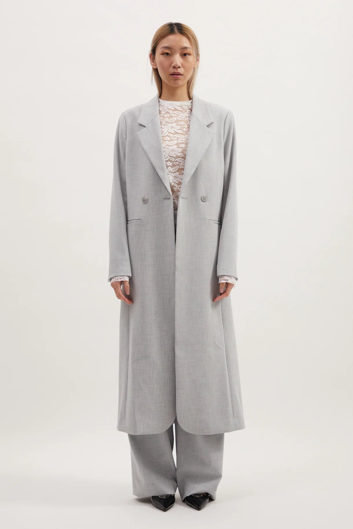 Remain Grey Overcoat - 6-8