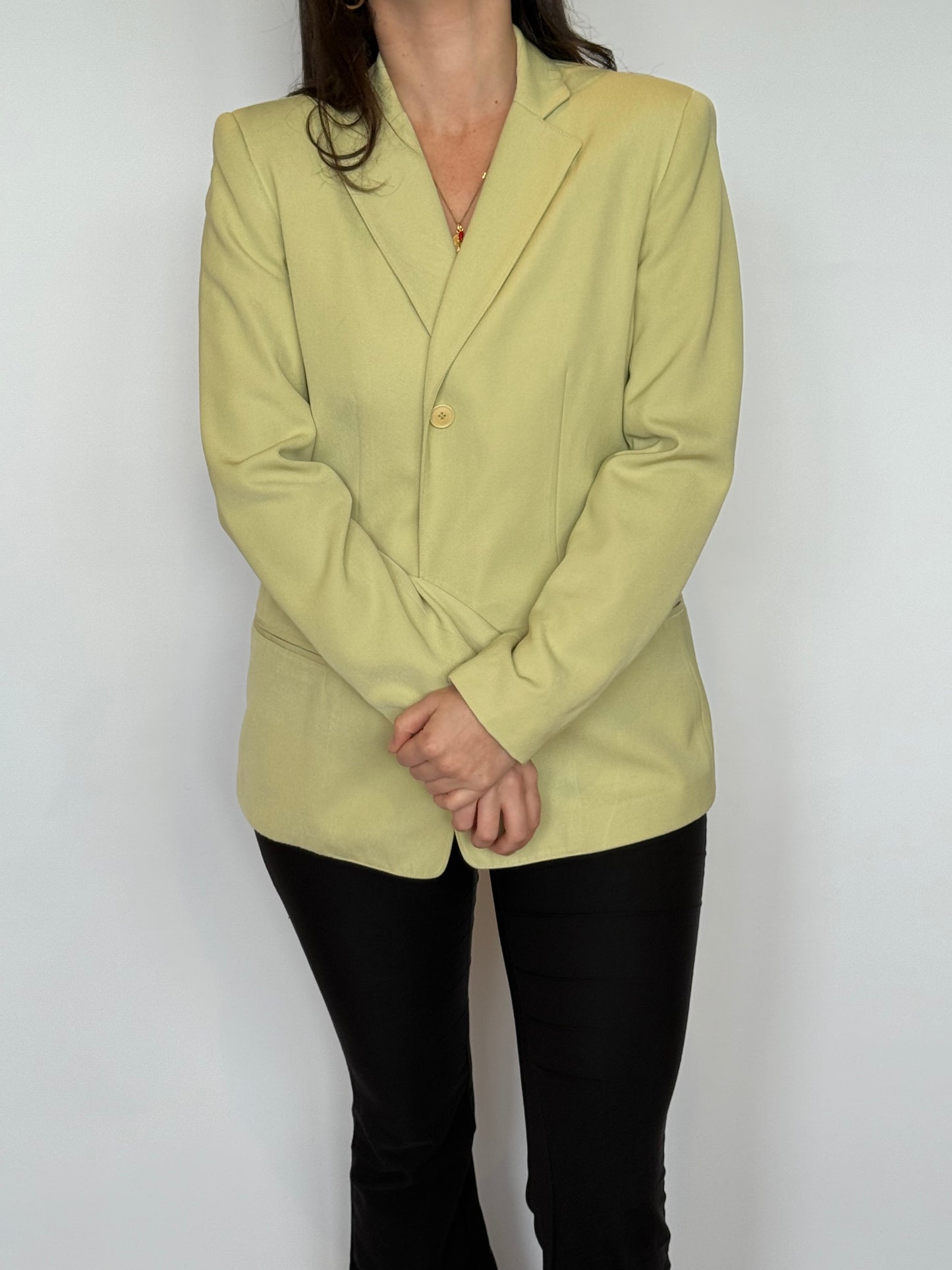 Vintage Lime Green Blazer - 10