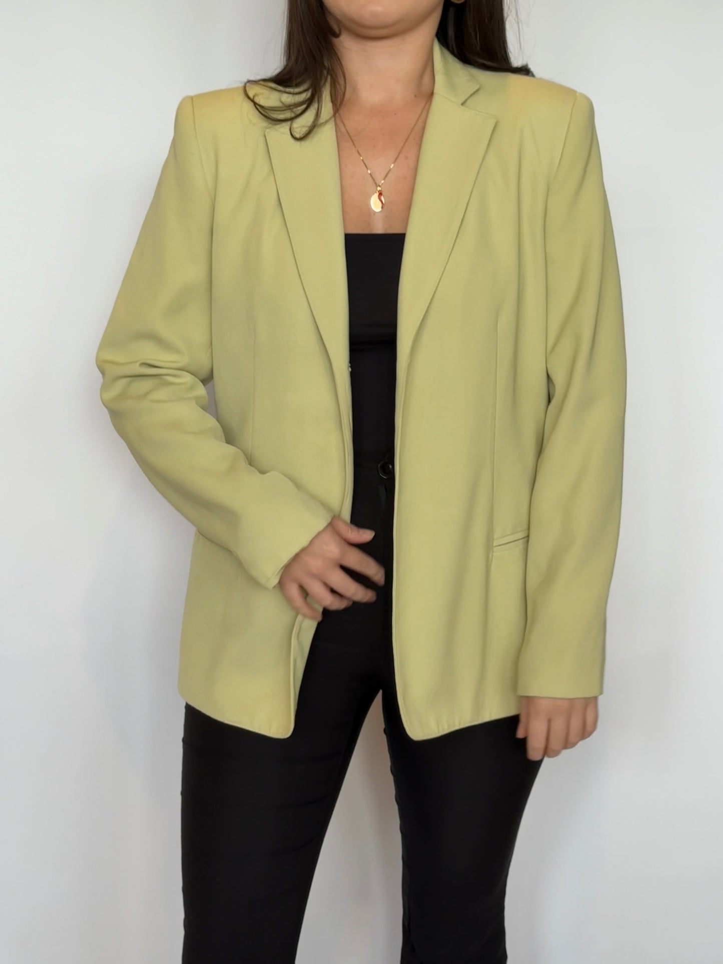 Vintage Lime Green Blazer - 10