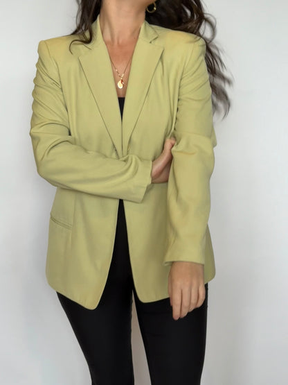 Vintage Lime Green Blazer - 10