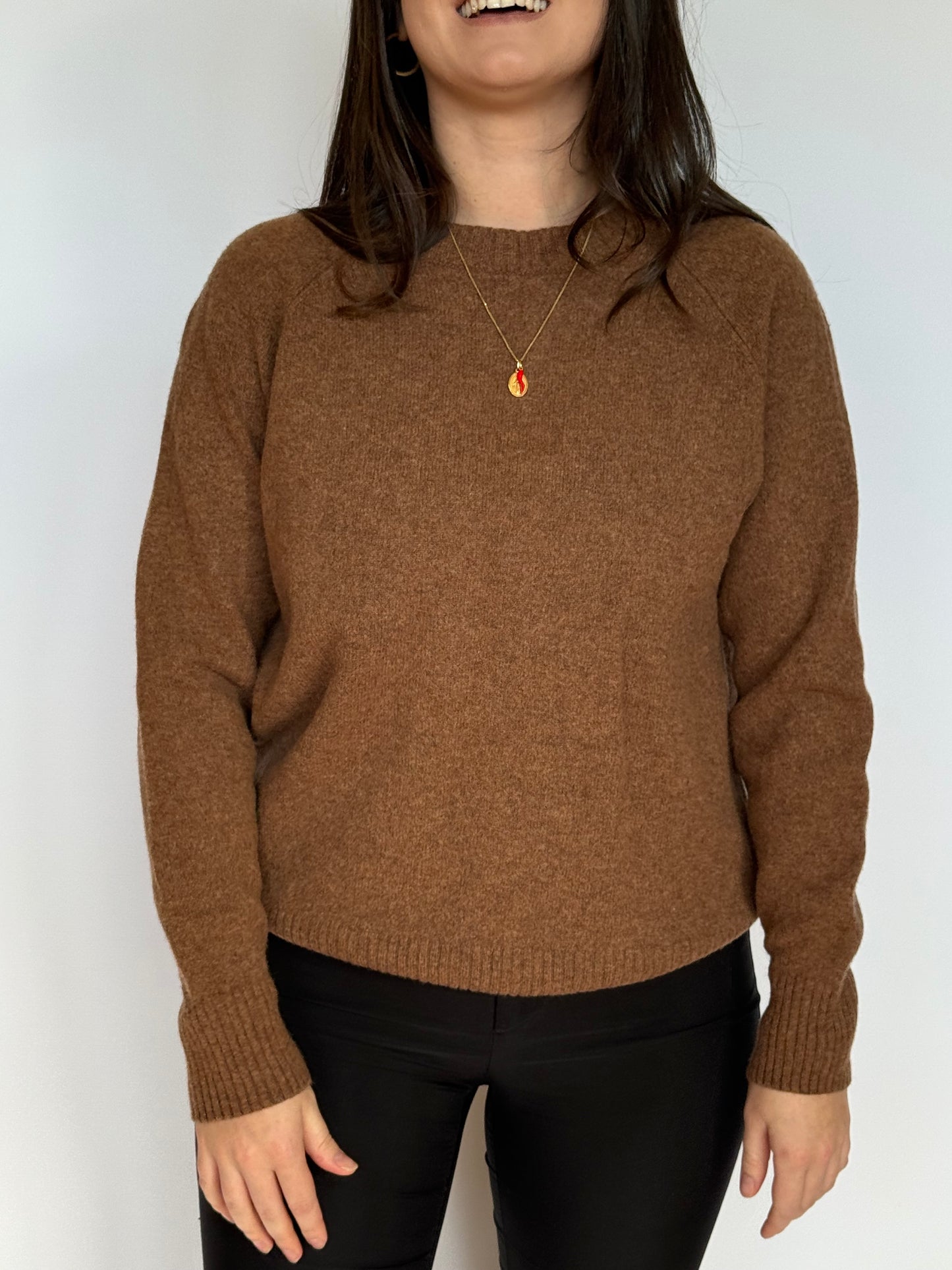 Brown Merino Wool Knit | 12
