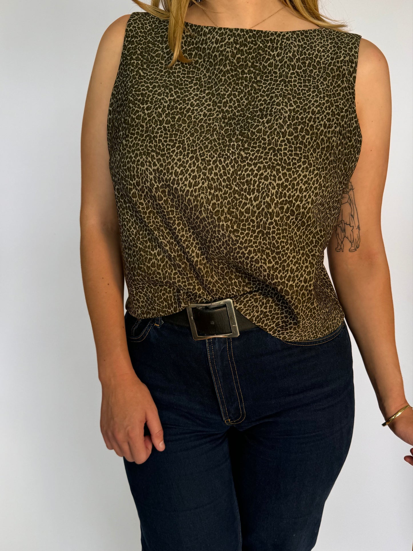 90's Leopard Tank - 14-16