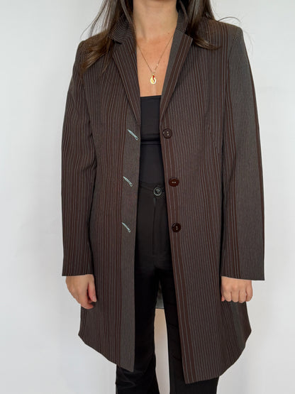 Pinstripe Overcoat 8-10