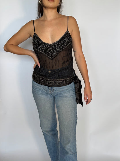 Beaded Y2K Tank - 8-10