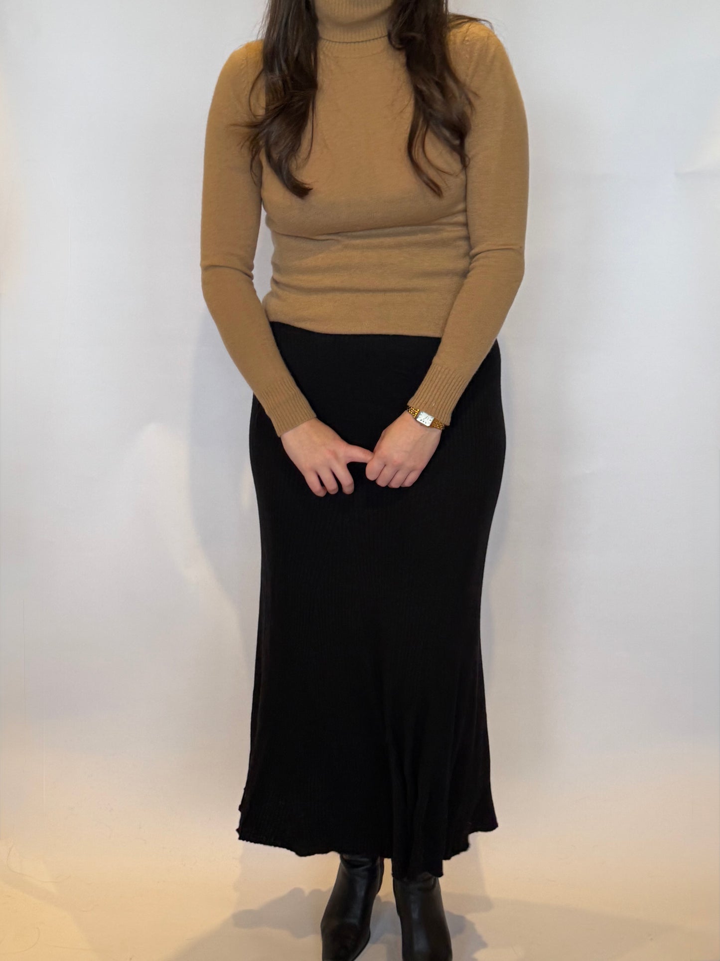 Marle Cotton & Wool Skirt - 10