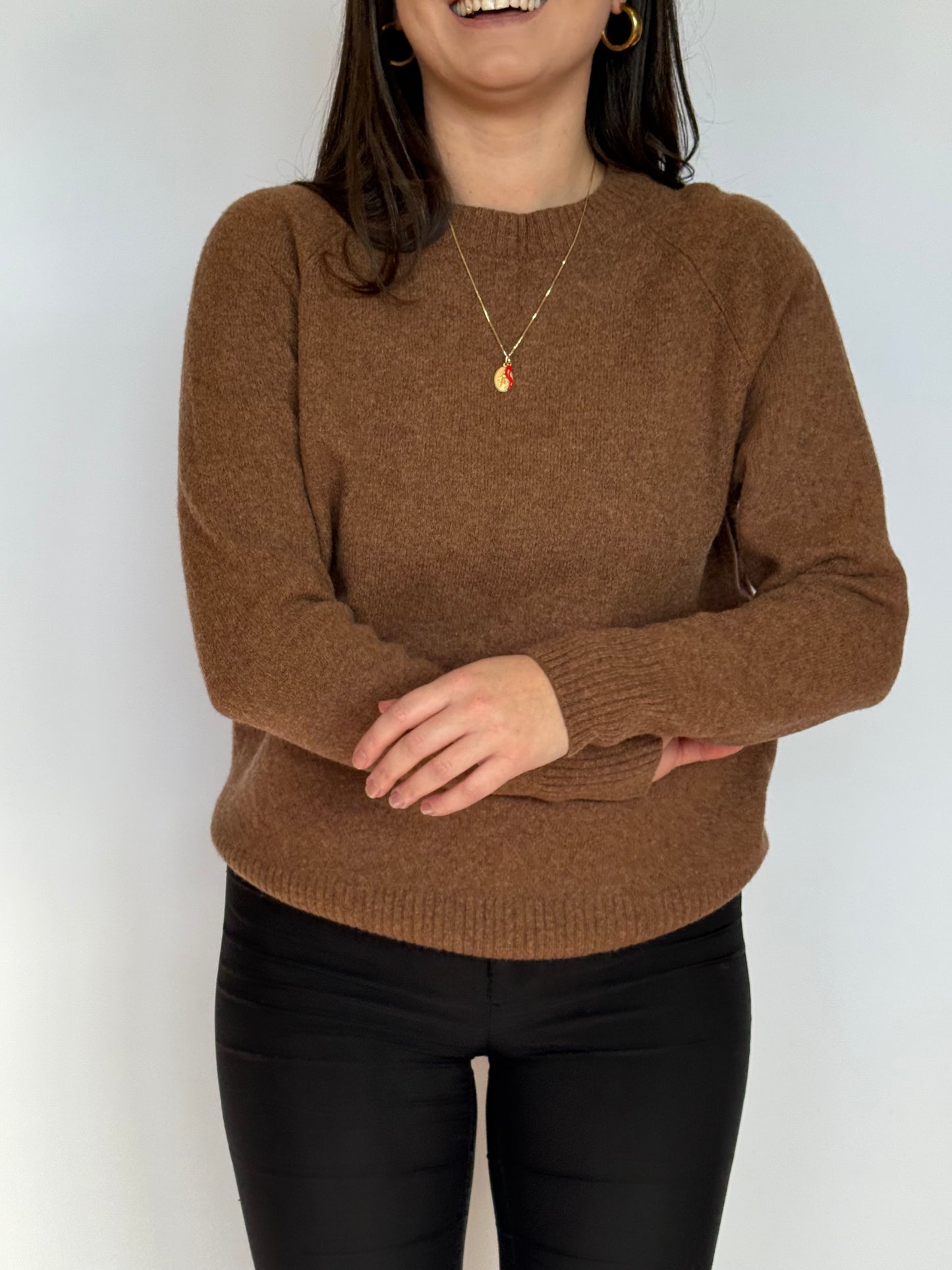Brown Merino Wool Knit | 12