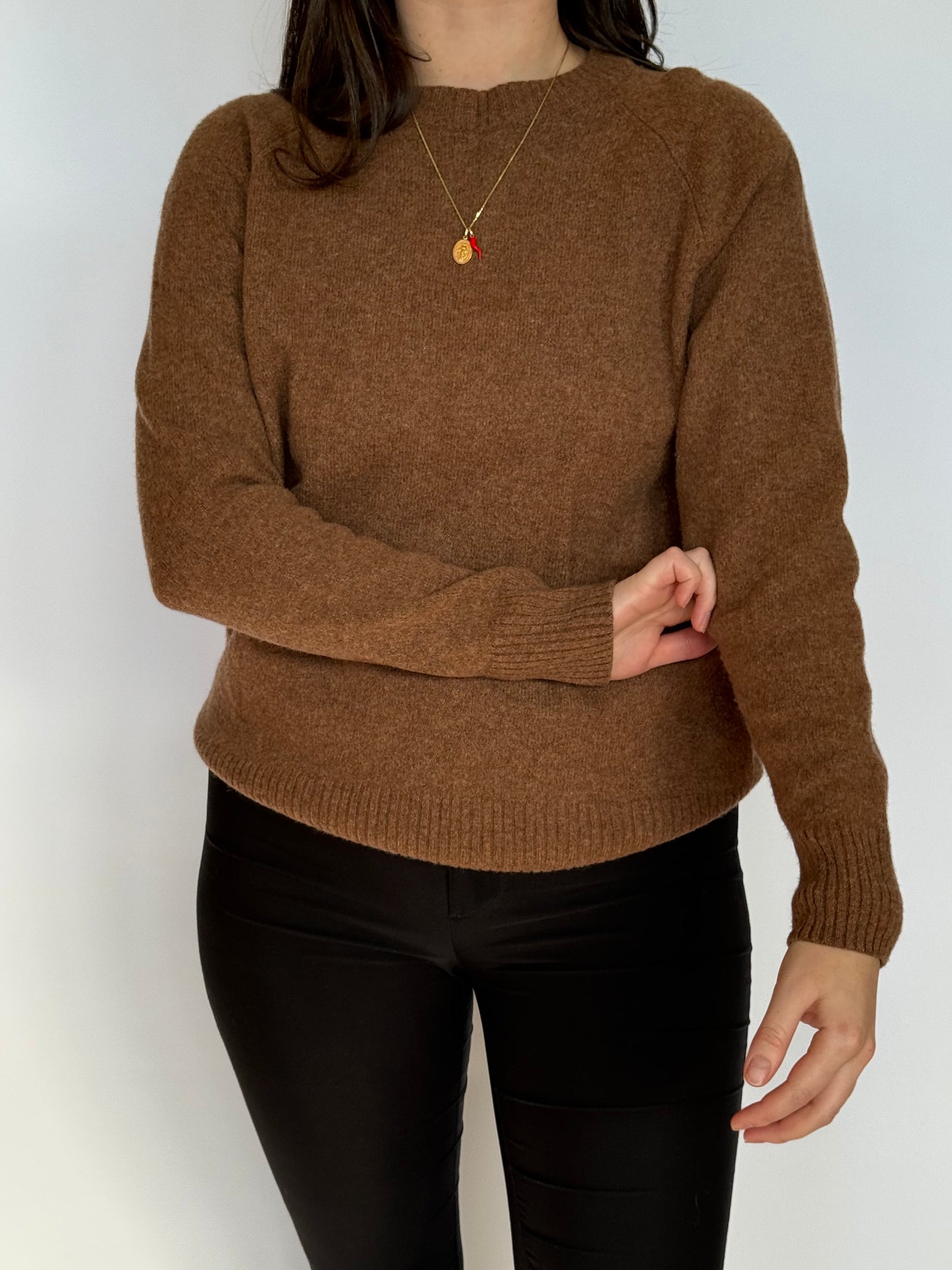 Brown Merino Wool Knit | 12