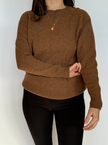 Brown Merino Wool Knit | 12