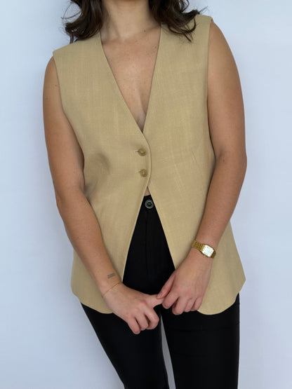 Cos Tan Button Up Vest | 14