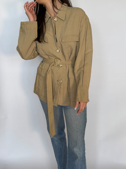 Vintage Linen Blend Top - 10