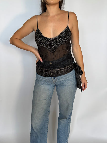 Beaded Y2K Tank - 8-10
