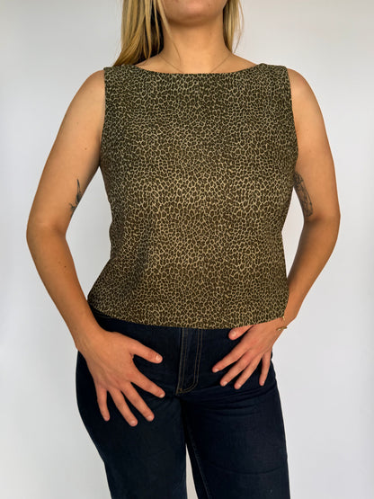 90's Leopard Tank - 14-16