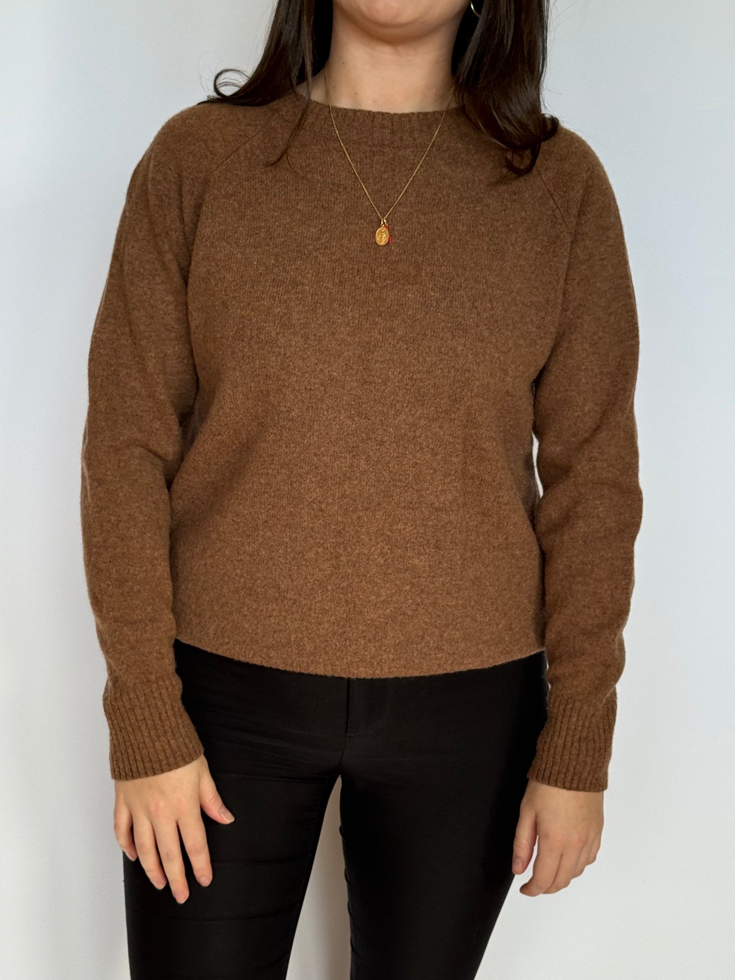 Brown Merino Wool Knit | 12