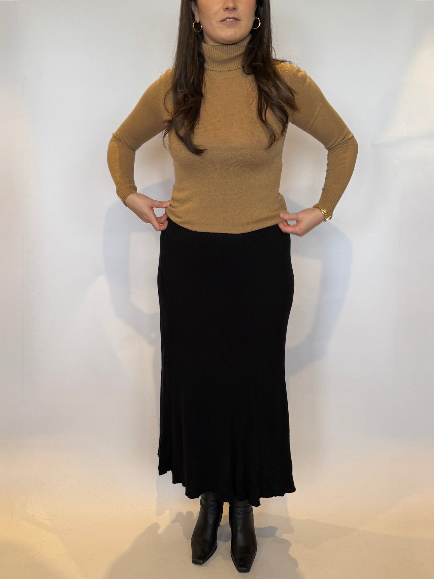 Marle Cotton & Wool Skirt - 10