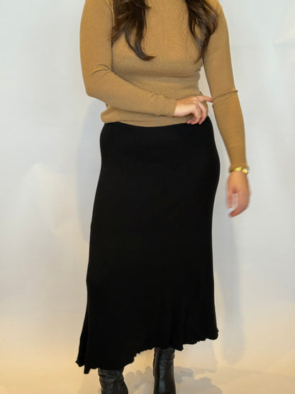 Marle Cotton & Wool Skirt - 10