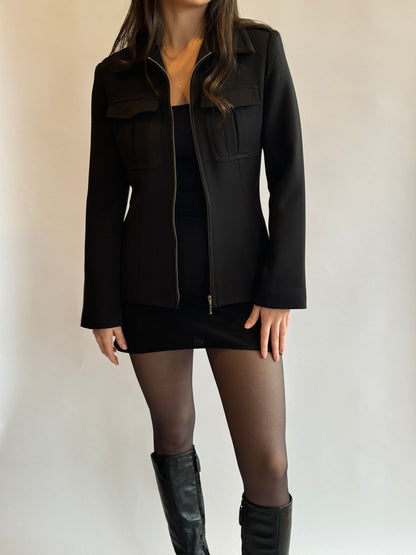 Black Utility Jacket | 8
