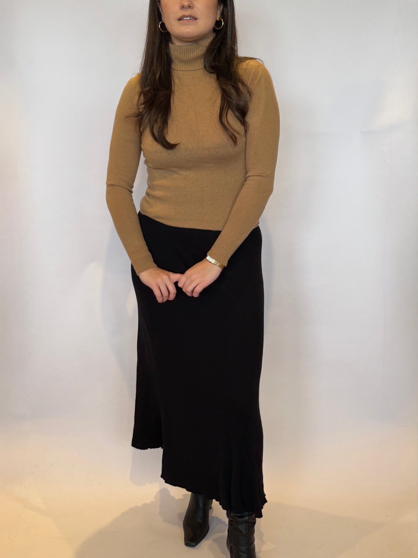 Marle Cotton & Wool Skirt - 10