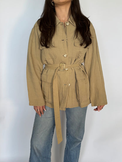 Vintage Linen Blend Top - 10