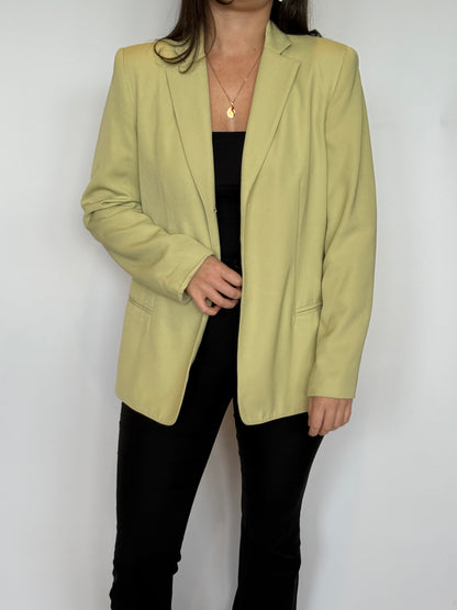 Vintage Lime Green Blazer - 10