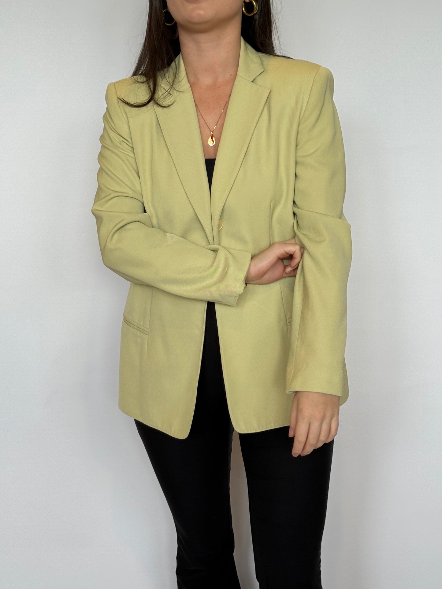 Vintage Lime Green Blazer - 10