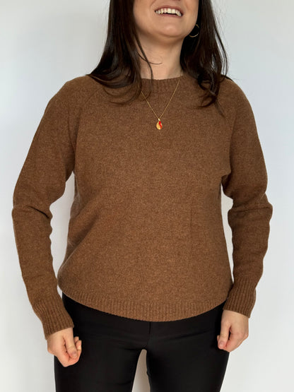 Brown Merino Wool Knit | 12