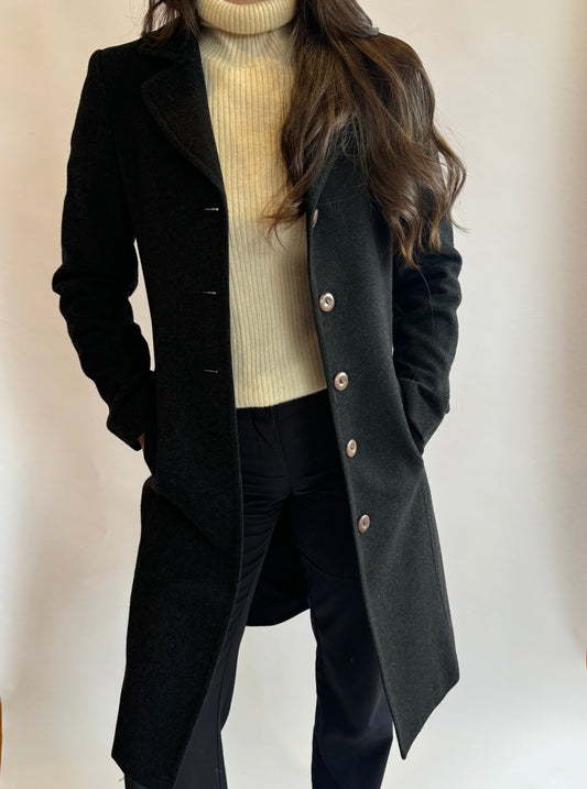 Jigsaw Grey Coat | 6-8