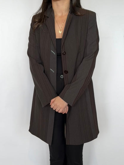 Pinstripe Overcoat 8-10