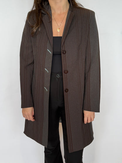 Pinstripe Overcoat 8-10
