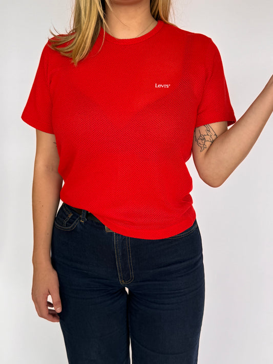 Vintage Levi's Mesh Tee - 10-12