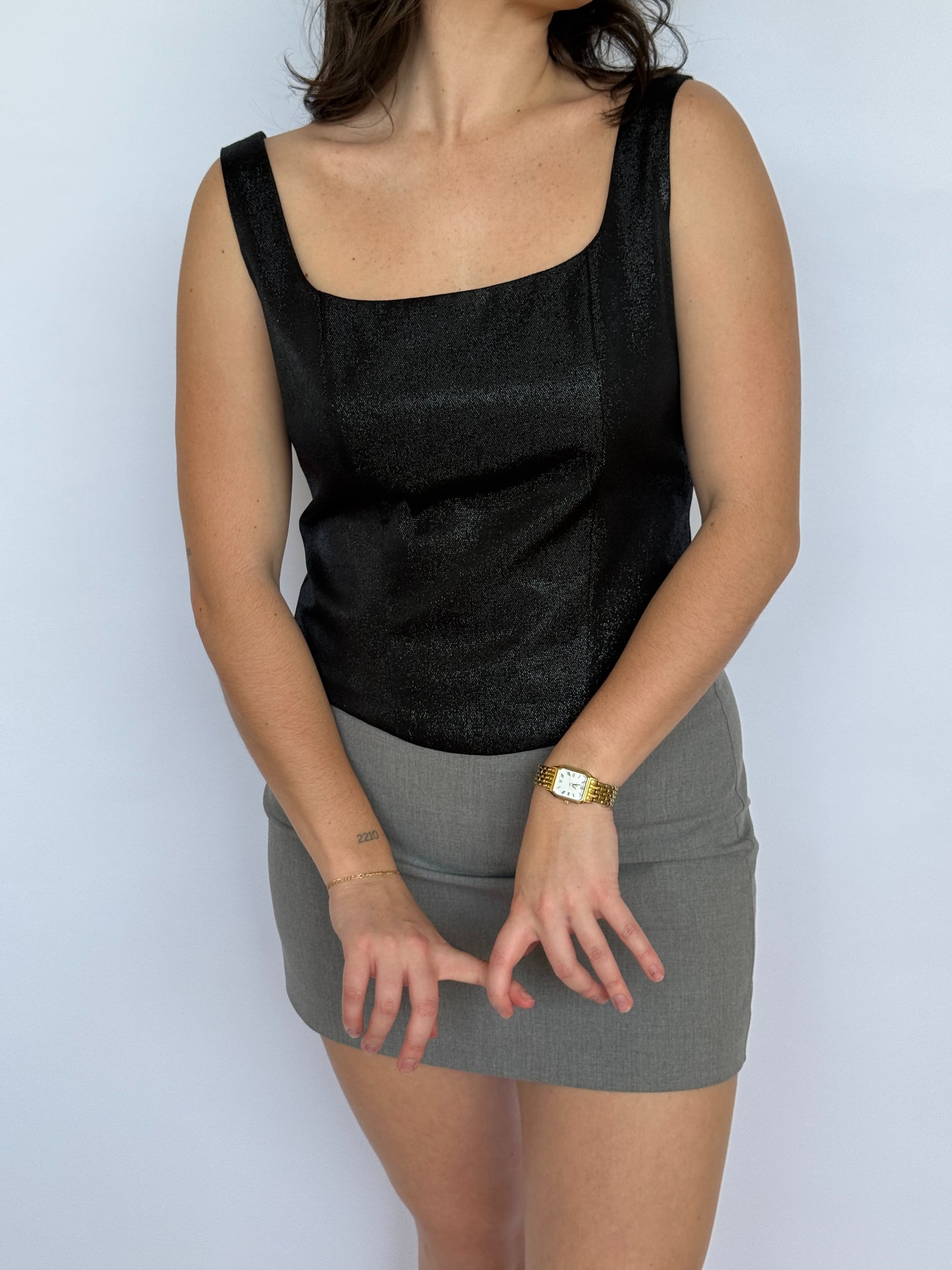 Y2K Glitter Corset Top | 10