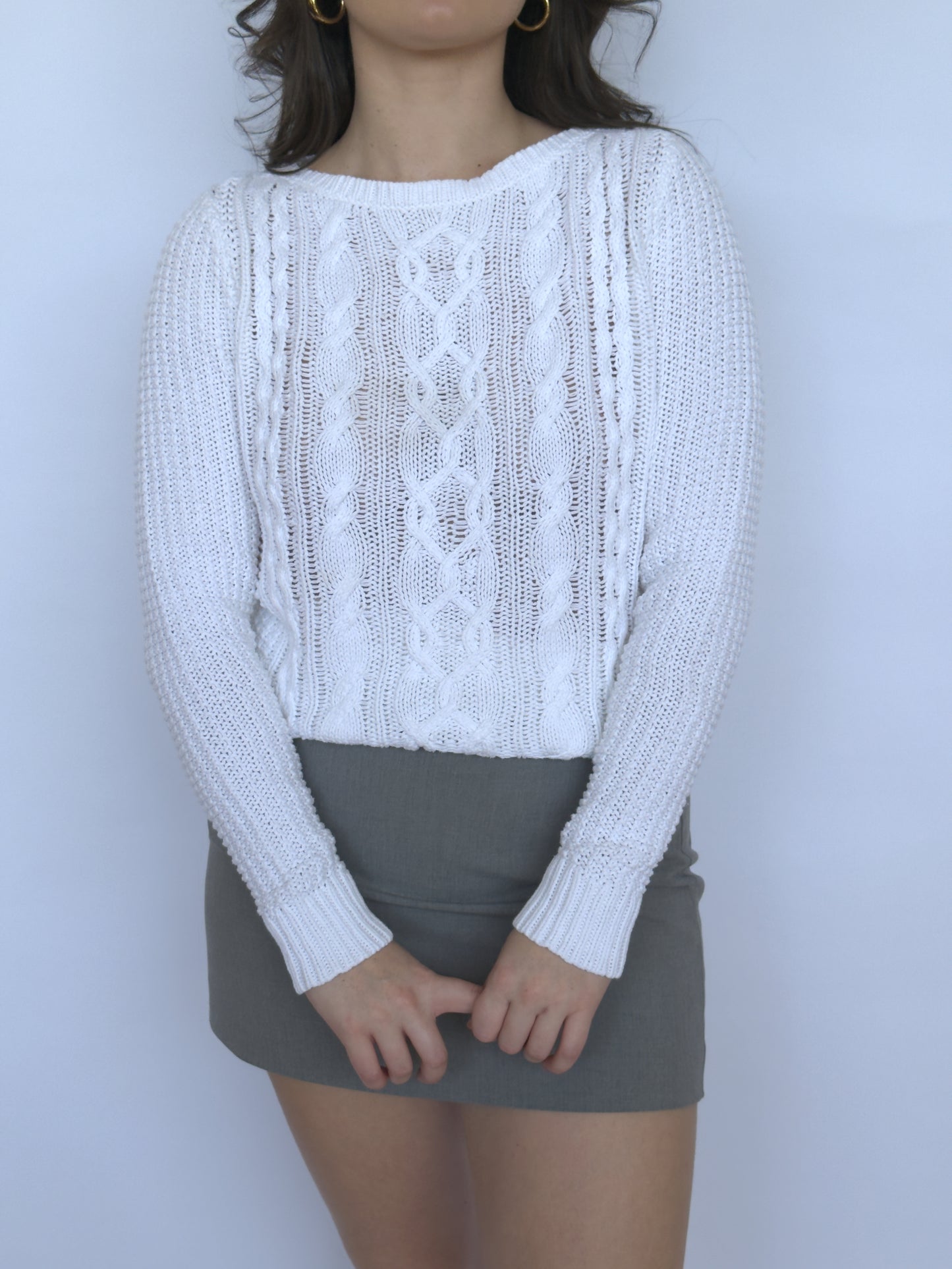 Ralph Lauren LRL Fisherman Knit Sweater | 8-10