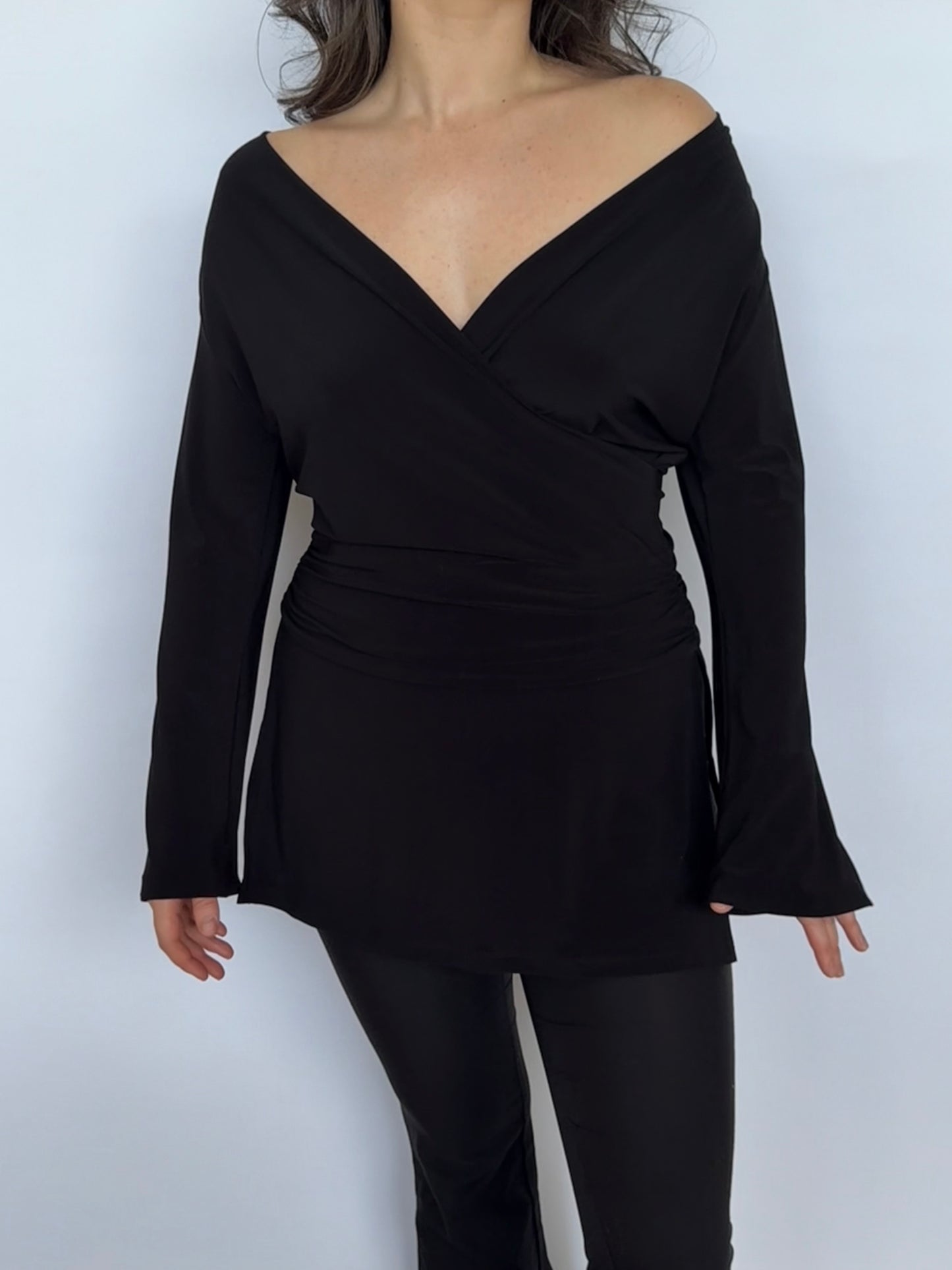 Y2K Long Sleeve Dress Over Top 8-10