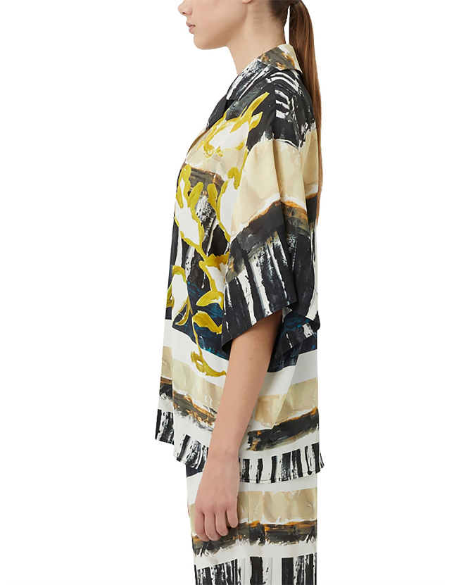 Camilla And Marc Skye Printed Short Sleeve Shirt | 8-10