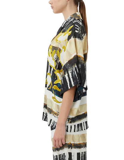 Camilla And Marc Skye Printed Short Sleeve Shirt | 8-10