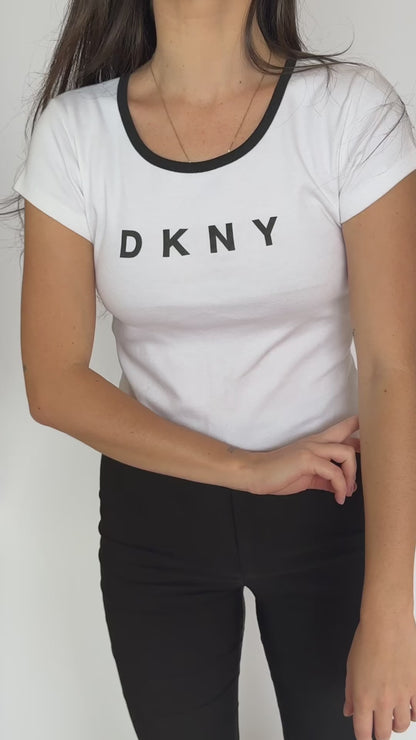 Vintage DKNY Baby Tee - 8-12
