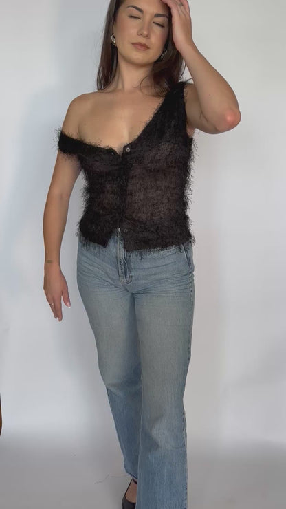 90's Sparkly Echelle Tank - 6